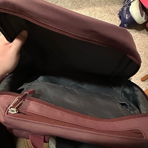 DB Burgundy Backpack - Picture 3 of 3